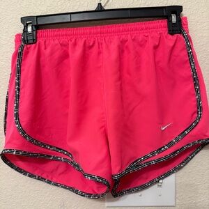 Nike Tempo Short Hyper Pink Drink Fit Zebra Print Trim Running Shorts medium